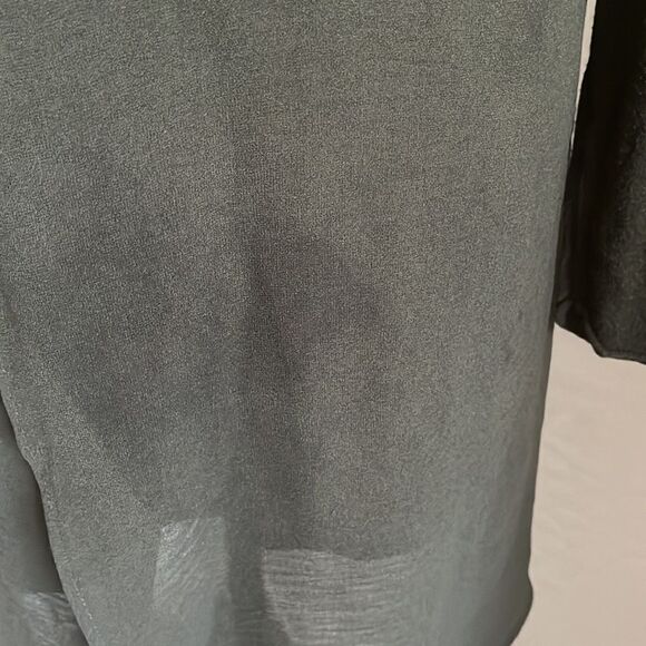 Soft Surroundings Green Hi-Lo Pullover Tunic Boho Casual Work - Picture 9 of 10